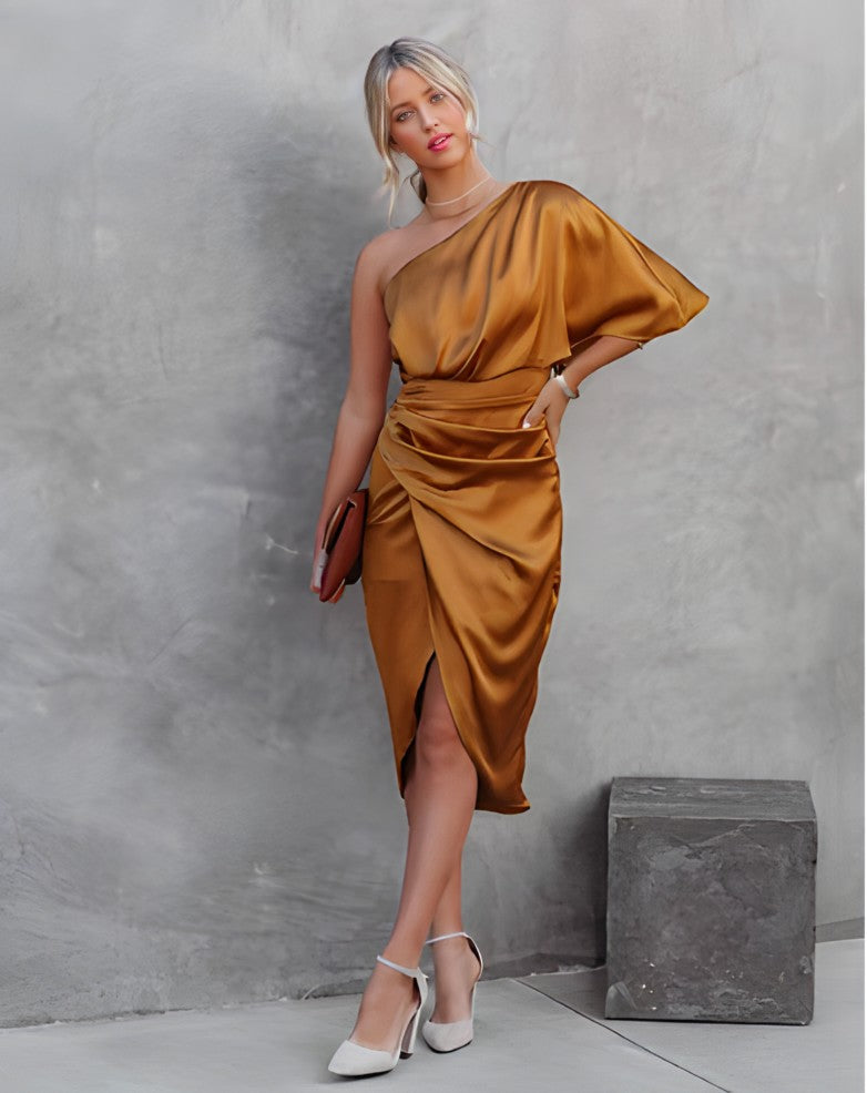 Zulema® | Elegante zijden feestjurk