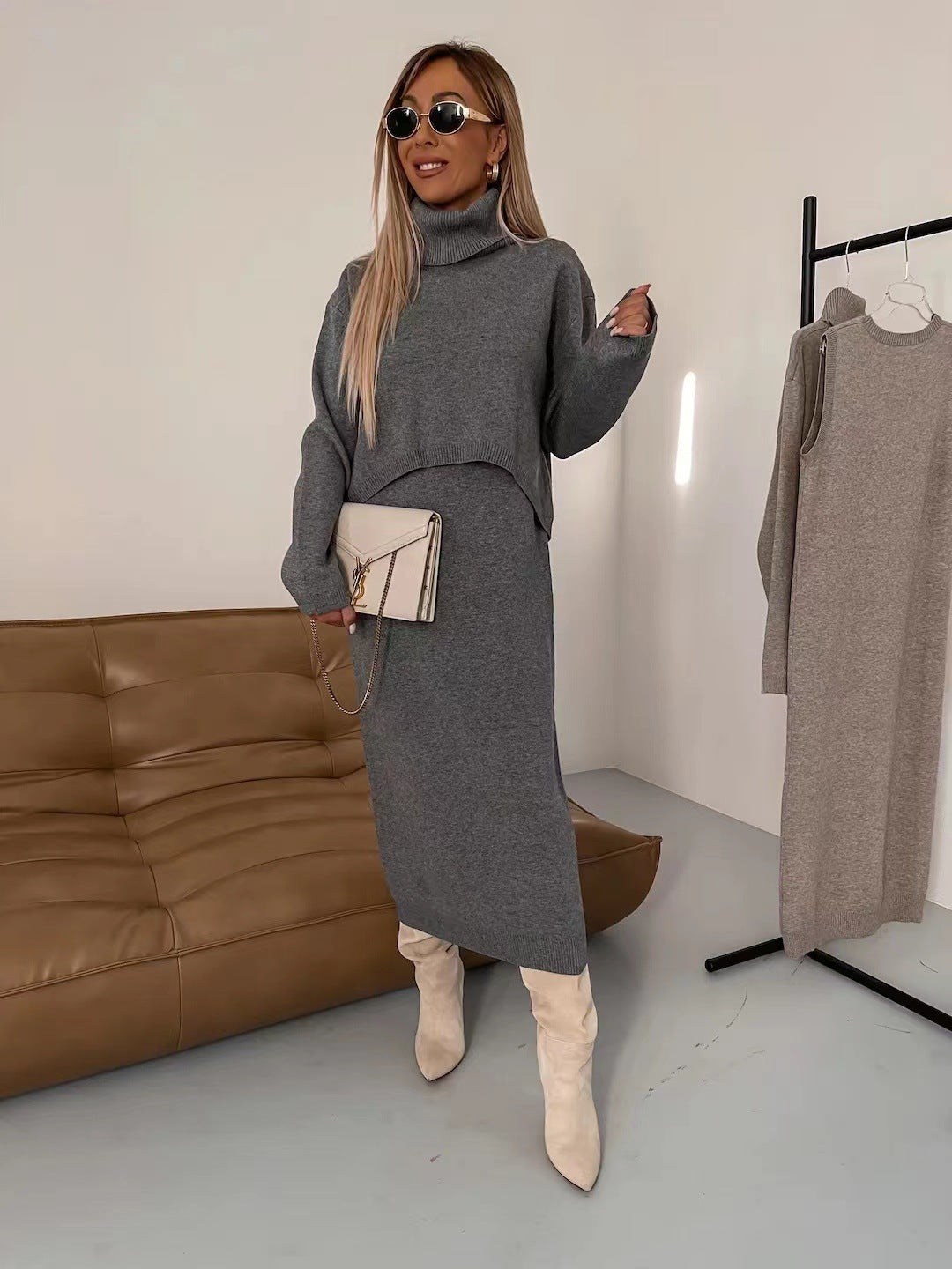 Yessica® | Bijpassende jurk en trui set