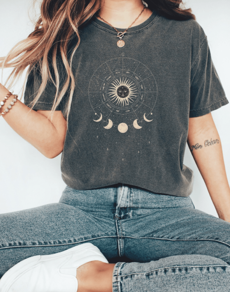 Zaida® | Dames T-shirt Astronomie Ruimte