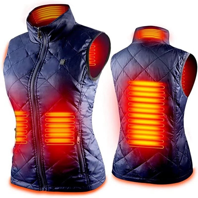 Zoe® | Modieus verwarmingsvest met USB