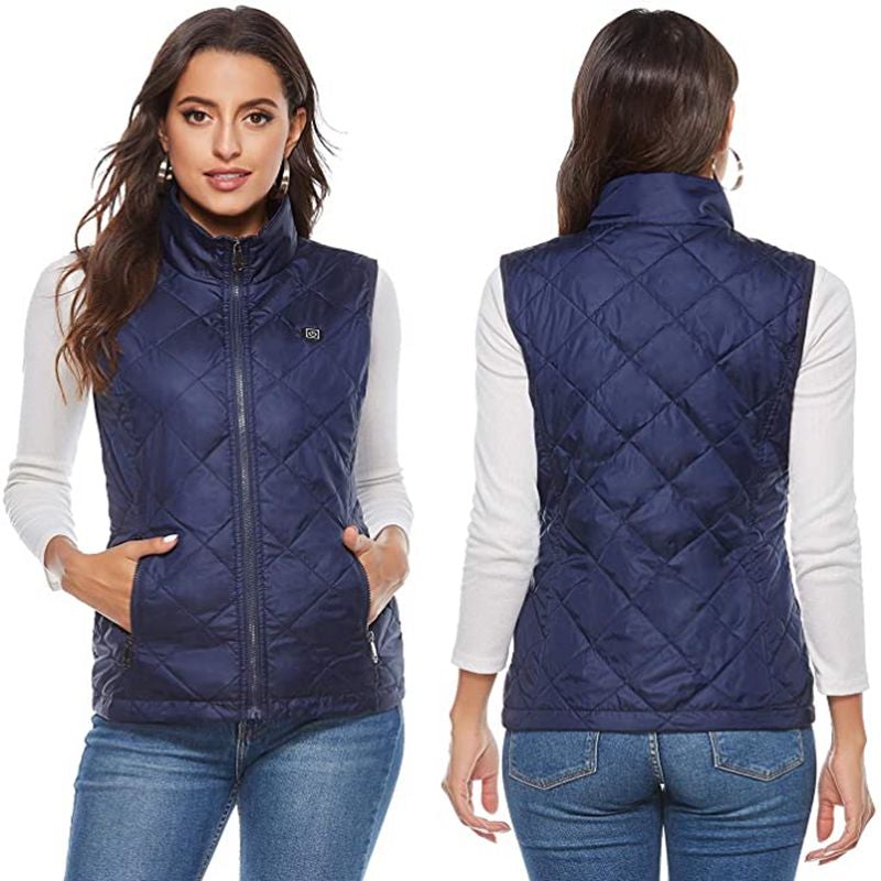 Zoe® | Modieus verwarmingsvest met USB