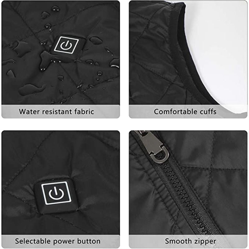 Zoe® | Modieus verwarmingsvest met USB