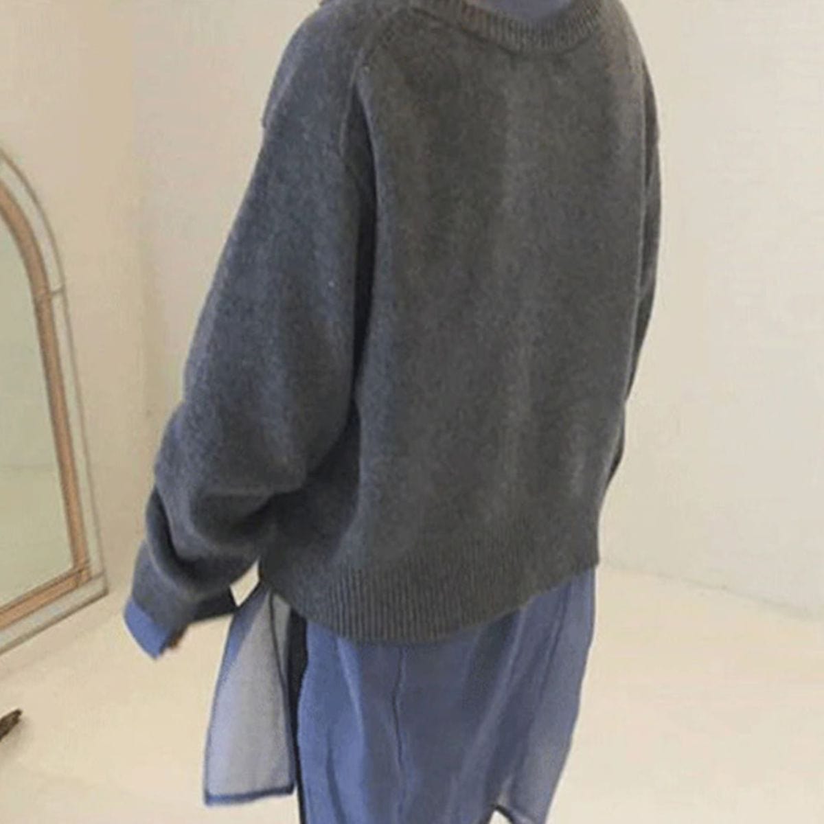 Yasmin® | Comfortabele cashmere jas met knoopdetails
