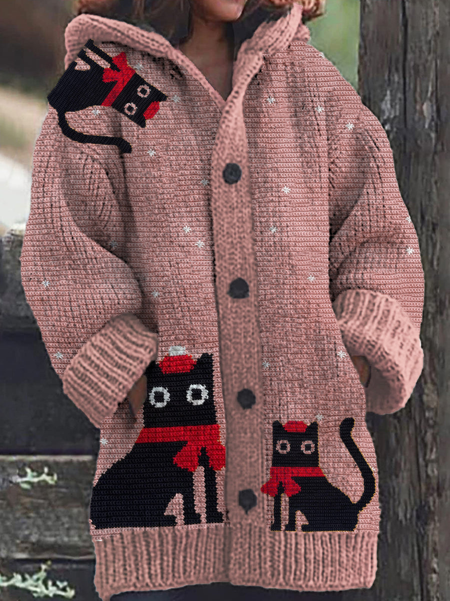 Yesenia® | Casual hoodie met schattig kattenmotief voor dames