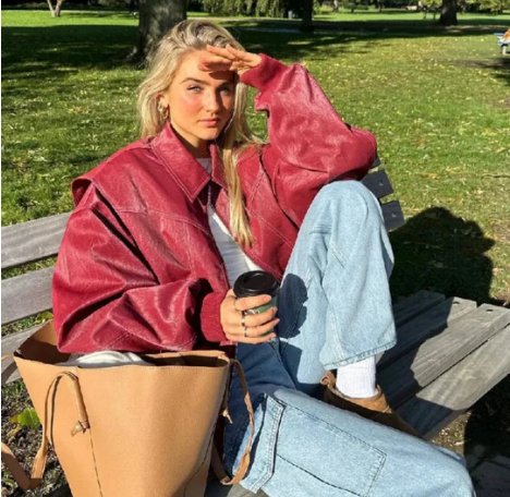 Zoë® | OVERMAAT LEREN JAS