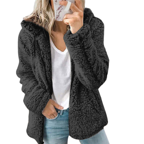 Zoe® | Warme teddyfleece pluche jas voor dames, los en comfortabel