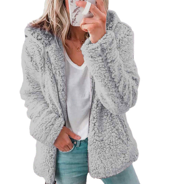 Zoe® | Warme teddyfleece pluche jas voor dames, los en comfortabel