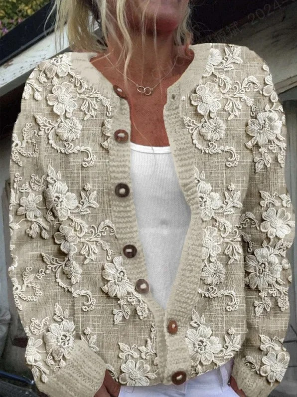 Ursula® | Stijlvol vest met bloemenprint