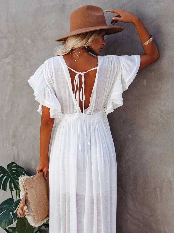 Trinidad® | Witte lange strandjurk