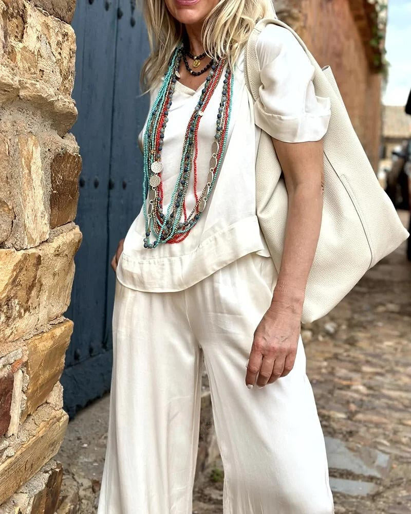 Zulema® | Bologna'S Elysian Elegance blouse- en broekset