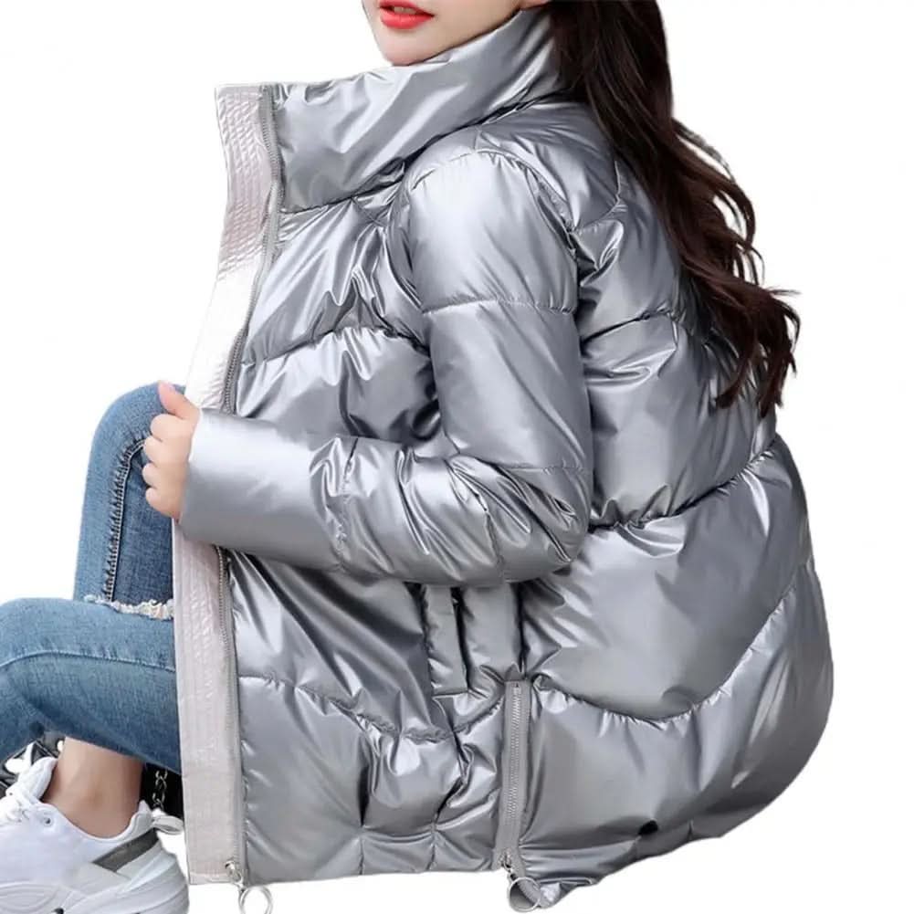 Yazmin® | Luxe smaragdgroene jas voor dames in de winter