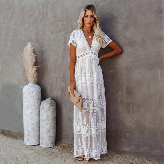 Trinidad® | Dames maxi-jurk van kant