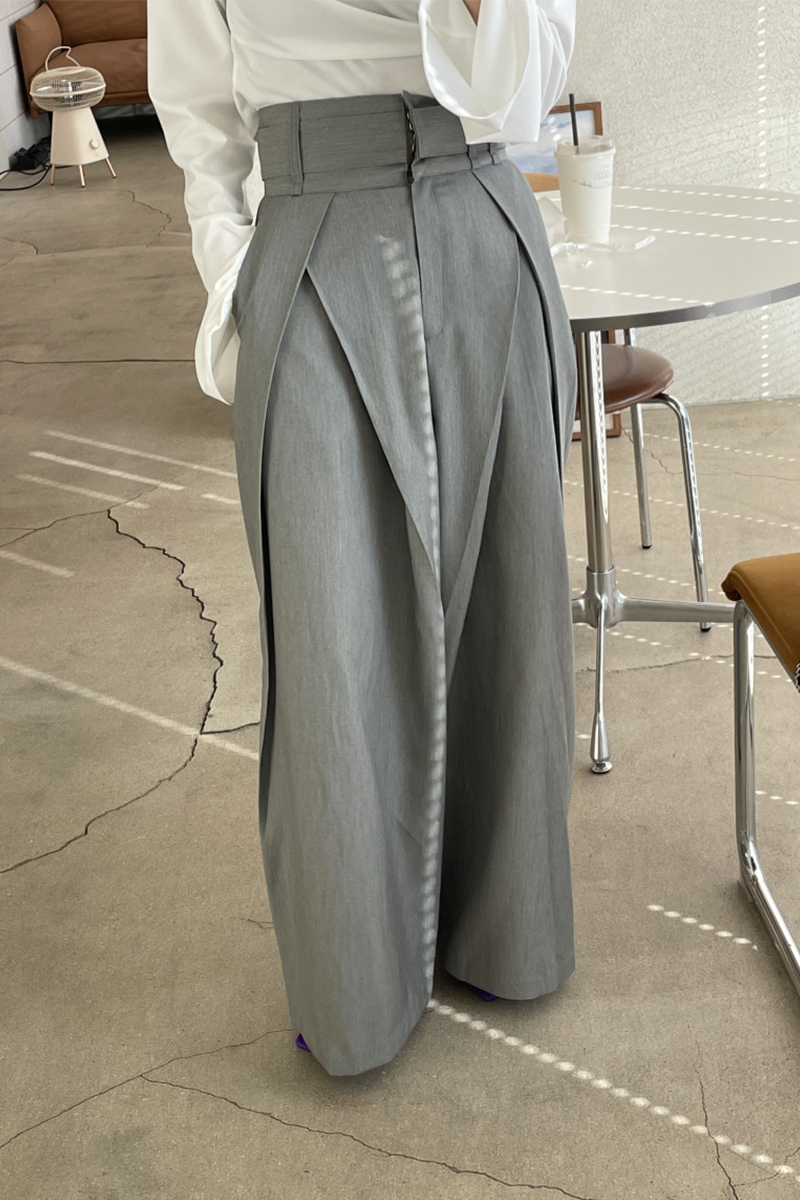 Virginia® | Casual losse broek met hoge taille en wijde pijpen