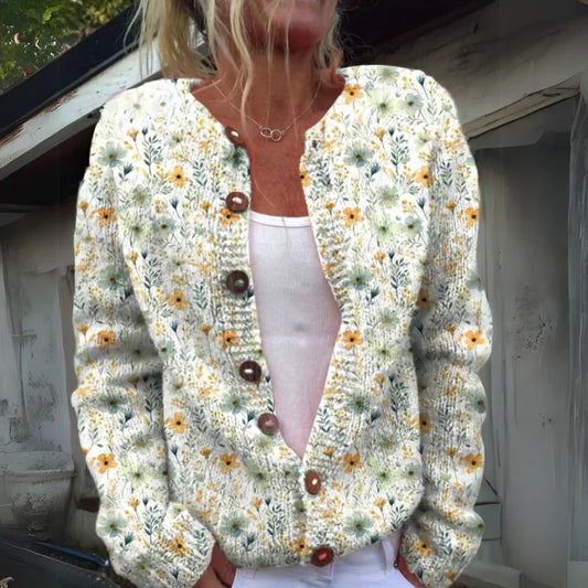Ursula® | Stijlvol vest met bloemenprint