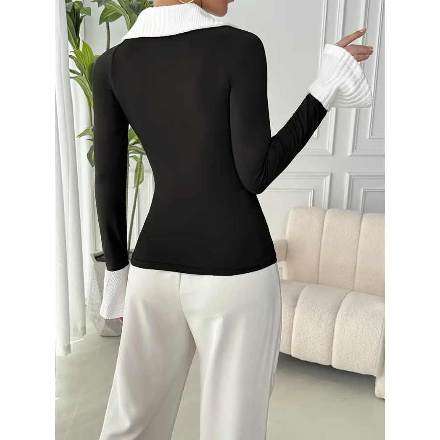 Twyla® | Chique zwarte top voor dames
