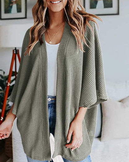 Thalassa® | Gebreid wafelvest