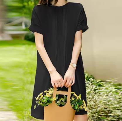 Yasmin® | Elegante jurk met ronde halslijn