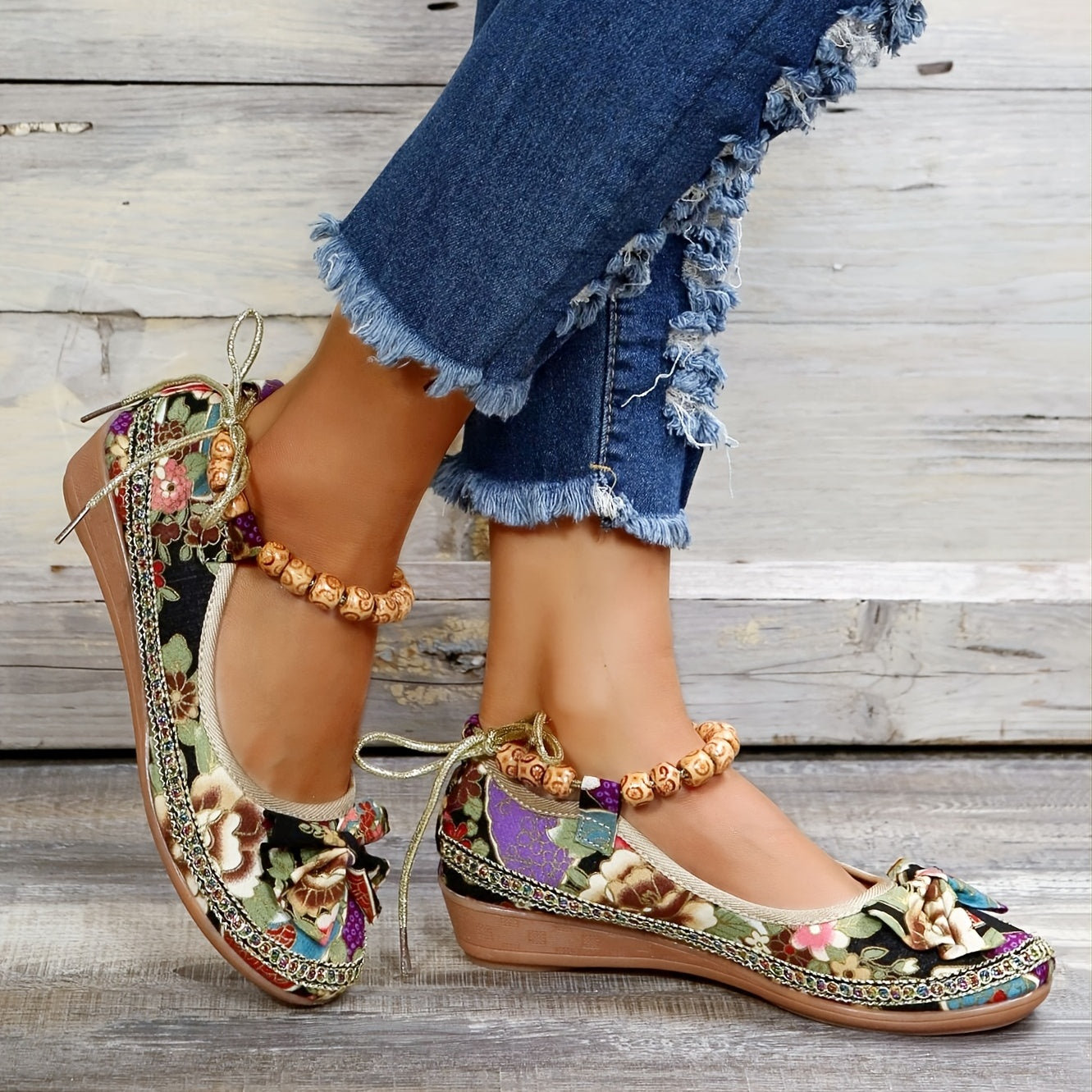 Zora® | Comfortabele schoenen met bloemenprint