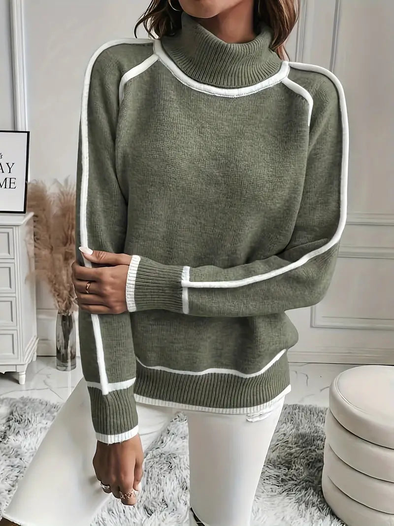 Zulema® | Zeer elastisch ontwerp met elegante witte bies voor herfst/winter