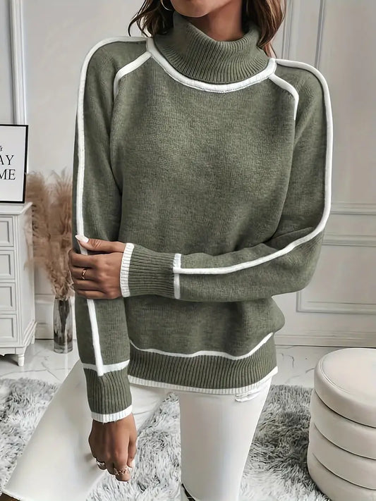 Zulema® | Zeer elastisch ontwerp met elegante witte bies voor herfst/winter