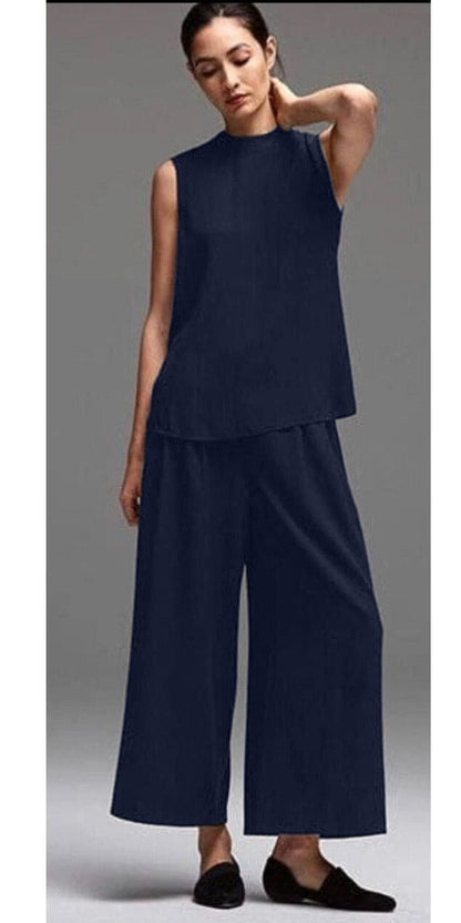 Tracey® | Shirt en broek set met ronde mouwen