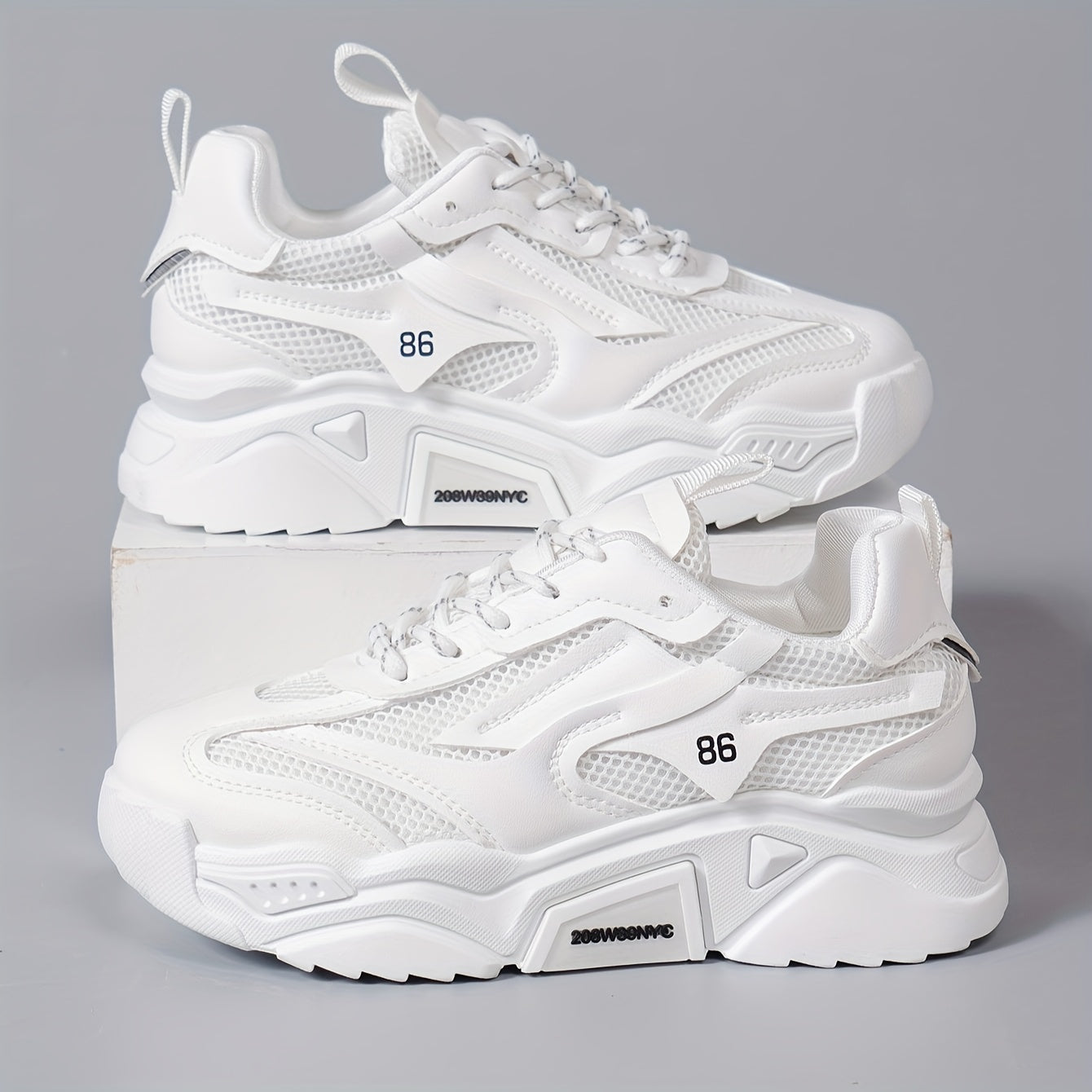Teresa® | Platformsneakers van mesh