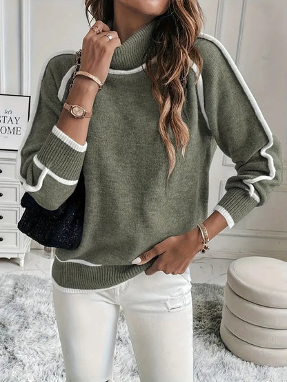Zulema® | Zeer elastisch ontwerp met elegante witte bies voor herfst/winter