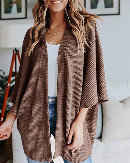 Thalassa® | Gebreid wafelvest