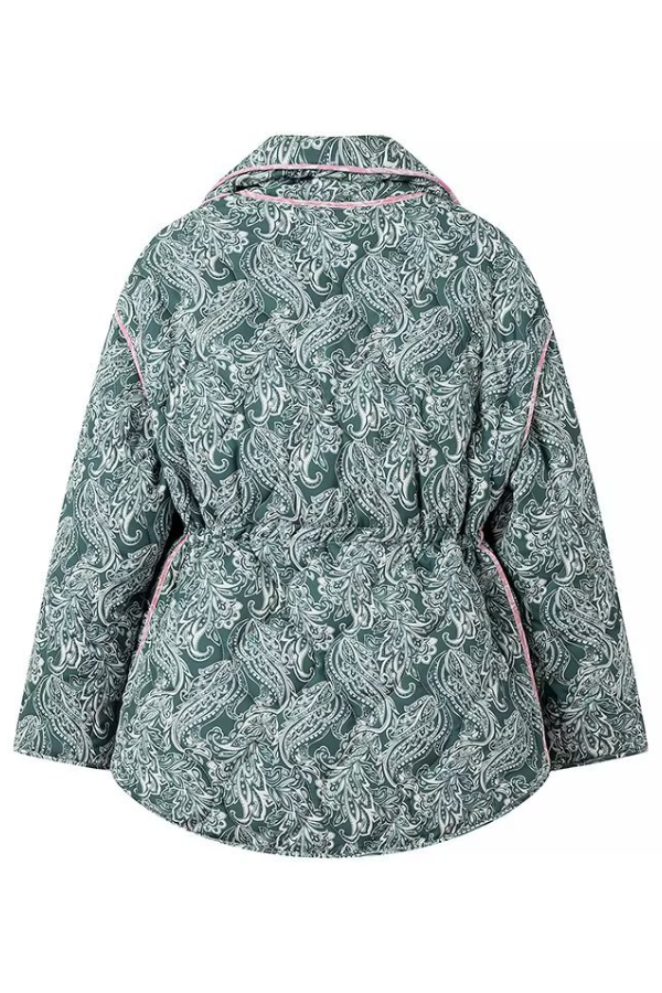 Zuleyka® | Modieus en casual katoenen jack met lange mouwen en losse print