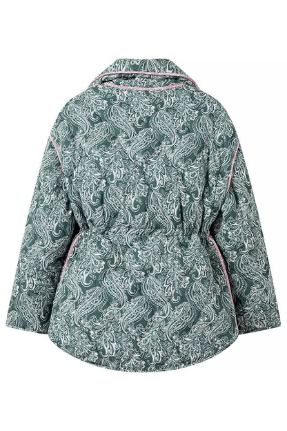 Zuleyka® | Modieus en casual katoenen jack met lange mouwen en losse print