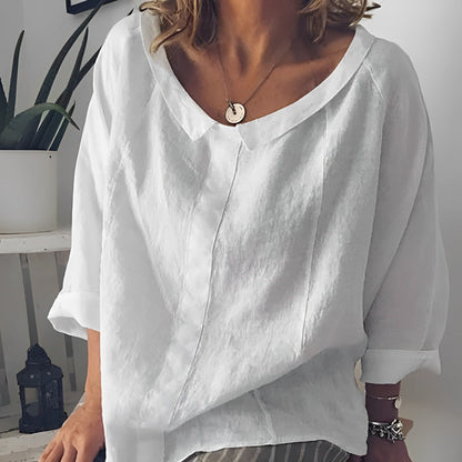 Zuleyka® | Blouse met omgeslagen kraag