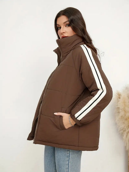 Yazmin® | Damesjas met opstaande kraag en ritssluiting