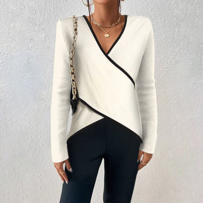 Thalia® | Elegante, warme trui met V-hals