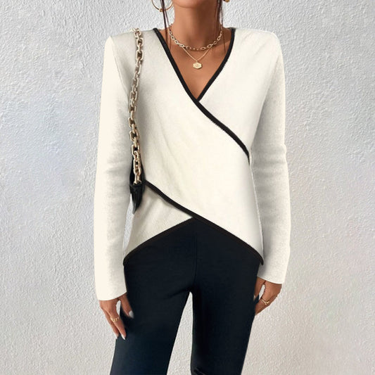 Thalia® | Elegante, warme trui met V-hals