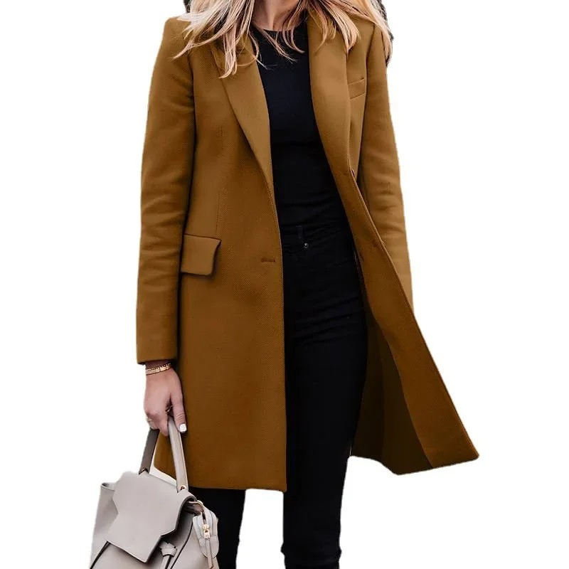 Zulema® | Elegante slim-fit jas voor dames met één knoopsluiting