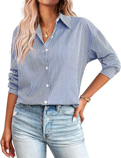 Zomer® | Gestreept overhemd met knoopsluiting