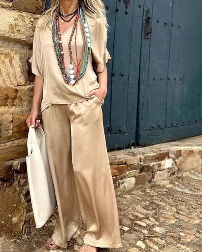 Zulema® | Bologna'S Elysian Elegance blouse- en broekset