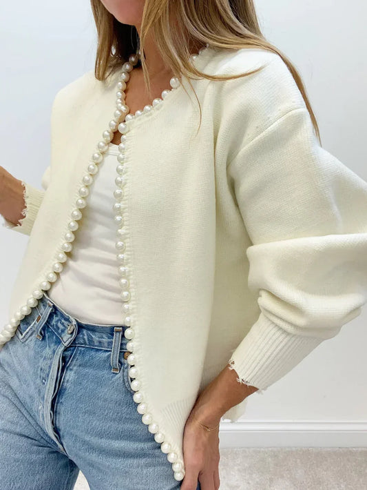 Urania® | Luxe vest met parelrand