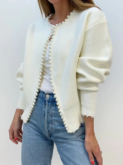 Urania® | Luxe vest met parelrand