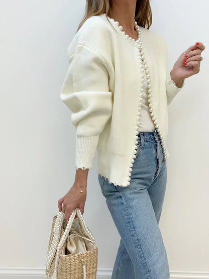 Urania® | Luxe vest met parelrand