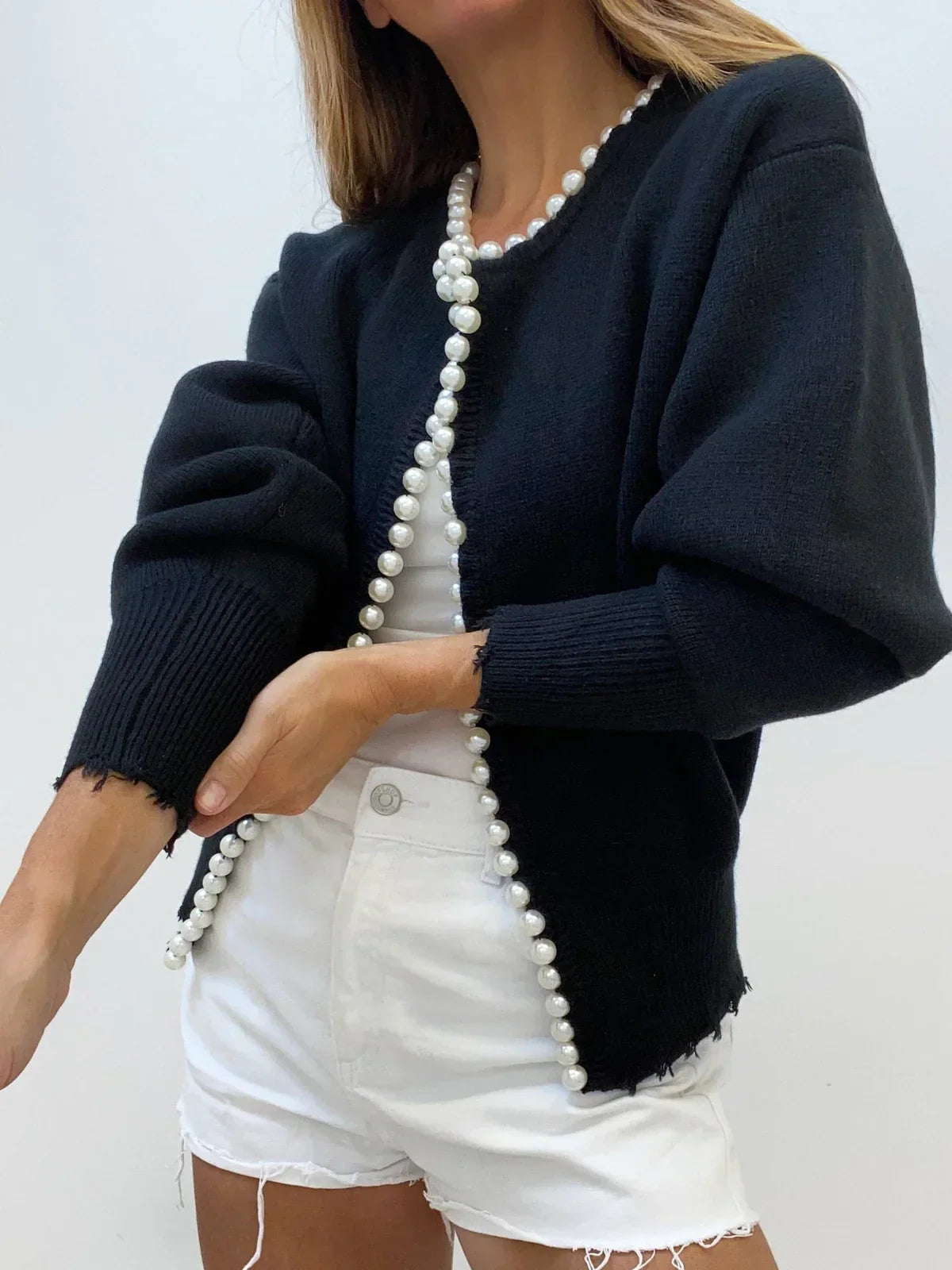 Urania® | Luxe vest met parelrand