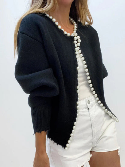 Urania® | Luxe vest met parelrand