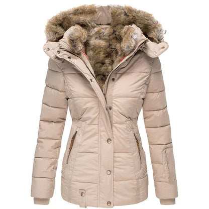 Ula® | Warme winterjas met bontcapuchon