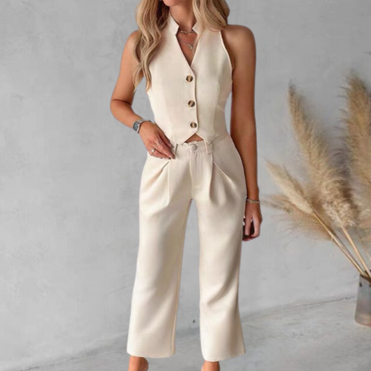 Thalia® | Elegant damesvest en chique broek voor een verfijnde look