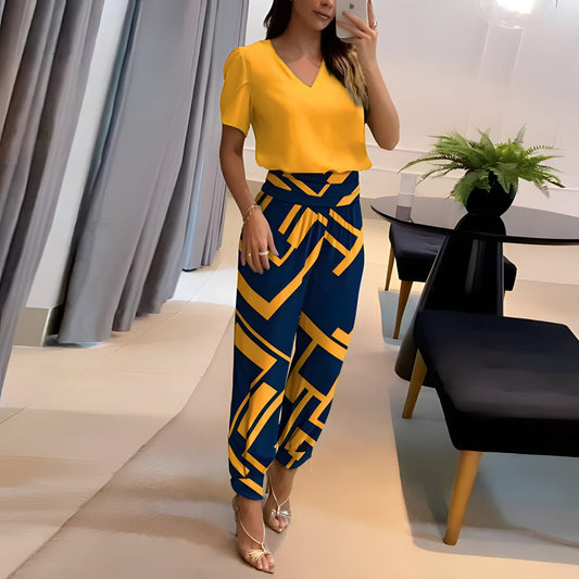 Zulema® | Modieuze blouse en broekset