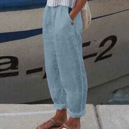 Tilda® | Zachte broek met zijzakken