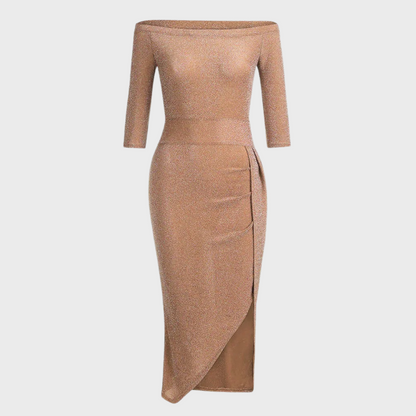 Yasmina® | Elegante avondjurk voor dames met lange mouwen