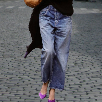 Zoe® | Super stijlvolle jeans met een wijde pasvorm
