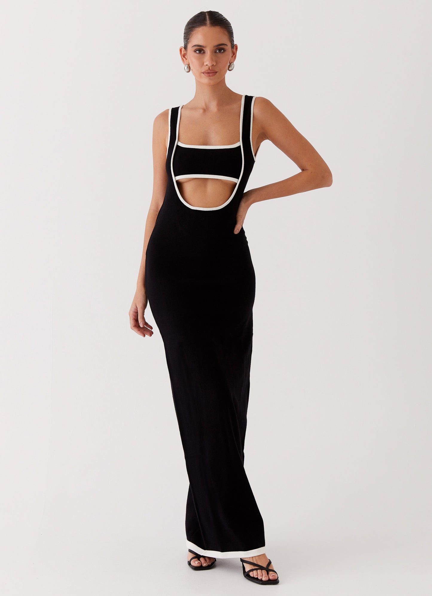 Zulema® | Holle lange jurk van wollen bandjes