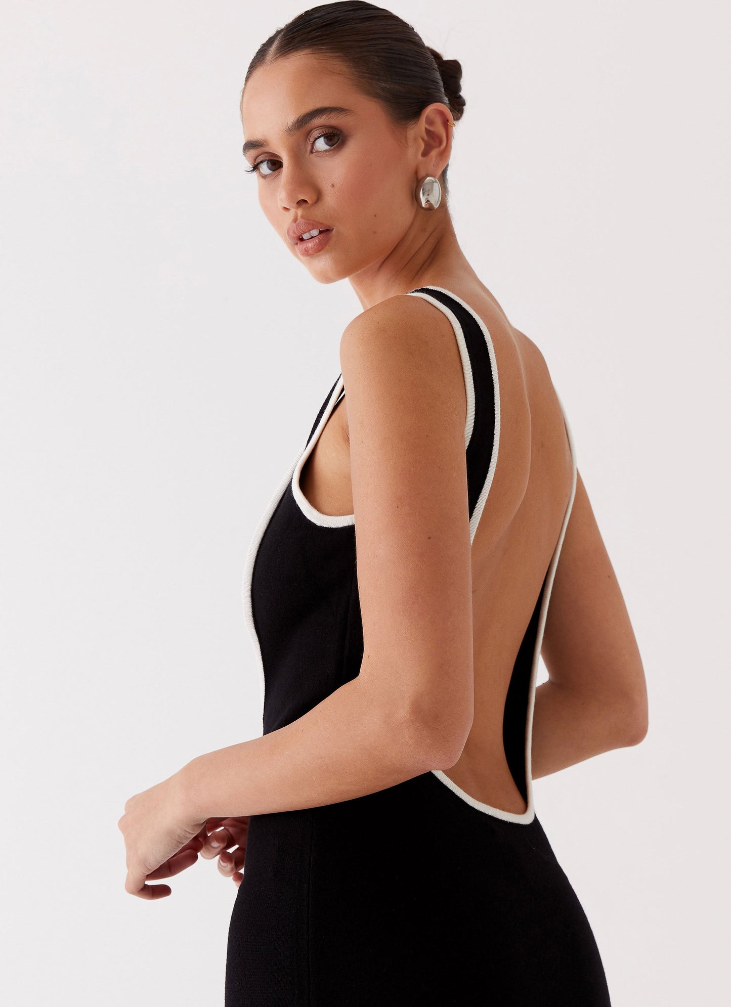 Zulema® | Holle lange jurk van wollen bandjes